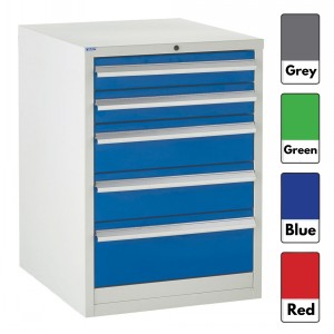 Euroslide Storage Cabinet 5 Drawer 825mm Type 2